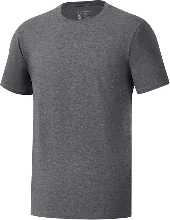 T-Shirt à Manches Courtes en mélange de Coton